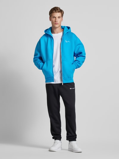 KARL KANI Sweatjacke mit Kapuze Royal 1