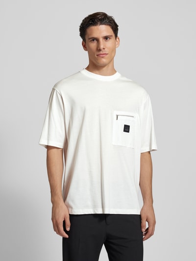 ARMANI EXCHANGE Oversized T-shirt met labelpatch Wit - 4