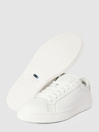 Jack & Jones Sneakers van leer met labeldetail, model 'RADCLIFFE' Wit - 4