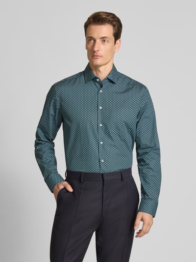 SEIDENSTICKER REGULAR FIT Regular Fit Business-Hemd mit Kentkragen Gruen 4