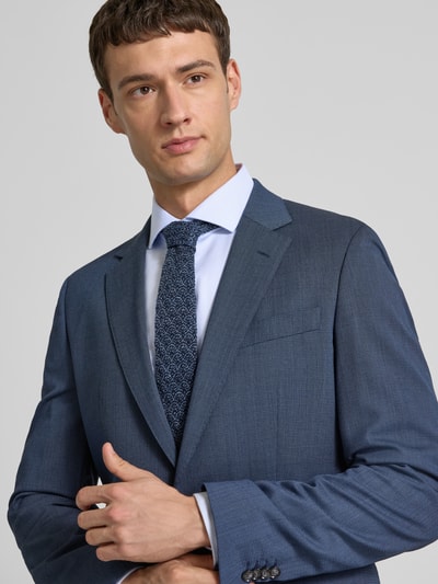 SEIDENSTICKER Koszula biznesowa o kroju slim fit z kołnierzykiem typu kent Błękitny 3