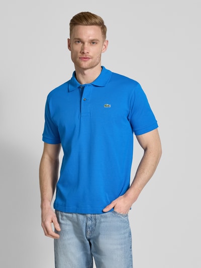 Lacoste Regular fit poloshirt met labelpatch Koningsblauw - 3