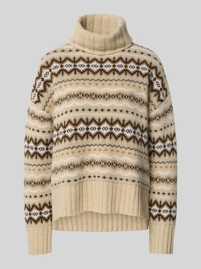 Barbour Regular fit coltrui van wolmix, model 'HELEN' Beige - 2