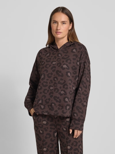 Milano Italy Bluza z kapturem Czekoladowy 4