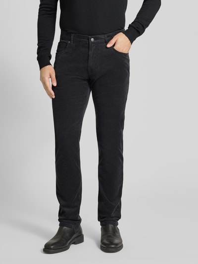 Christian Berg Men Corduroy broek met 5-pocketmodel Antraciet - 4