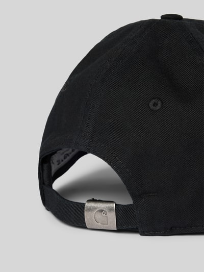 Carhartt Work In Progress Basecap mit Label-Stitching Modell 'Madison' Black 3