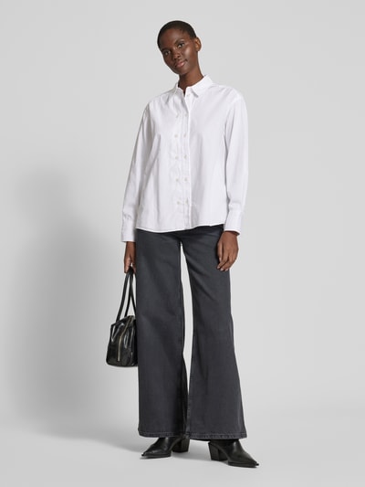 Samsøe Samsøe Regular Fit Hemdbluse mit Knopfleisten Modell 'SALASA' Weiss 1