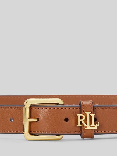 Lauren Ralph Lauren Riem van echt leer met logodetail Cognac - 2