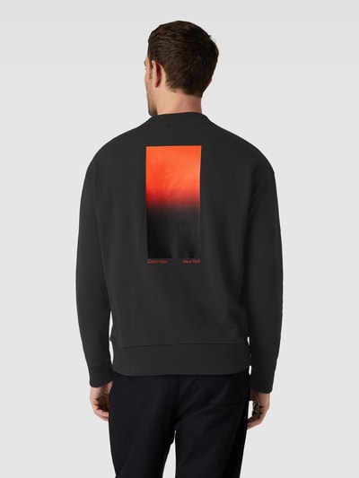 CK Calvin Klein Sweatshirt mit Label-Print Black 5