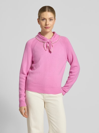 Essentiel Antwerp Regular Fit Pullover aus Woll-Kaschmir-Mix Modell 'KASA' Rosa 4