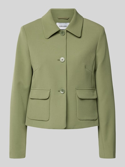 MORE & MORE Blazer mit Knopfleiste Gruen 2
