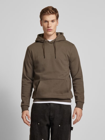 Only & Sons Hoodie met licht verbrede schouders, model 'CERES LIFE' Chocoladebruin - 4