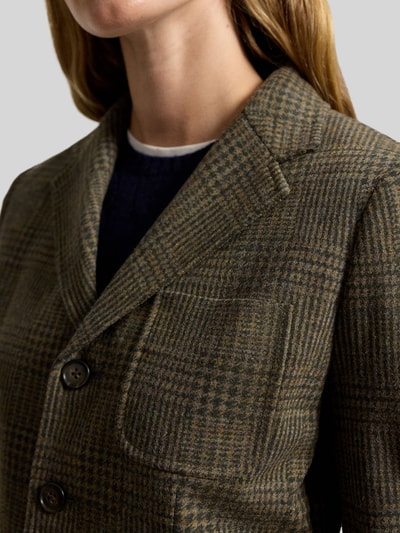 Polo Ralph Lauren Regular Fit Longblazer aus Baumwoll-Woll-Mix Mittelgrau 3