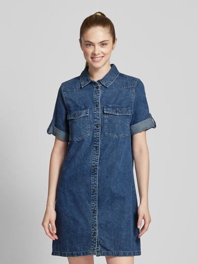 Noisy May Jeanskleid mit Umlegekragen Modell 'NEW SIGNE' Bleu 4