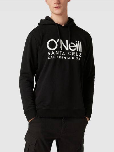 ONeill Bluza z kapturem i nadrukiem z logo model ‘CALI’ Czarny 4