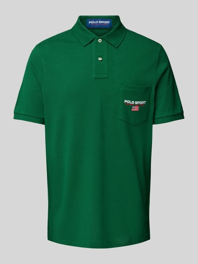 Polo Sport Classic fit poloshirt met borstzak Groen - 2