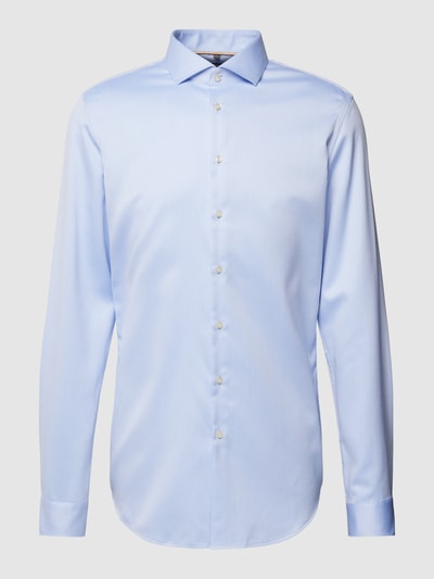 Jake*s Slim fit zakelijk overhemd met extra lange mouwen Lichtblauw - 2