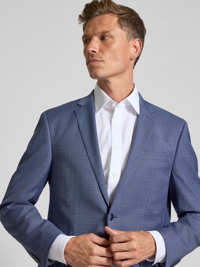 HECHTER PARIS Slim fit pak met 2-knoopscolbert Lichtblauw - 3