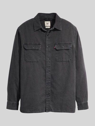 Levi's® Relaxed Fit Jeanshemd aus reiner Baumwolle Black 2