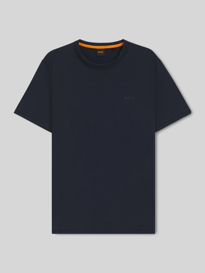 BOSS Orange regular fit T-shirt van puur katoen model 'TEGOOD' Marineblauw - 2