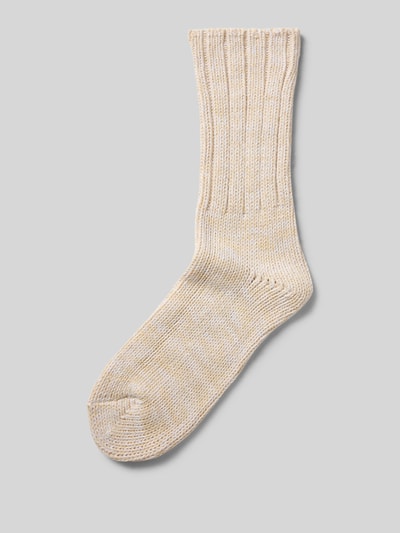 Falke Sokken met ribboord, model 'Brooklyn' Ecru - 1