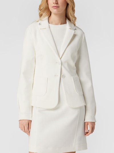 Marc Cain Blazer met stretch Offwhite - 4