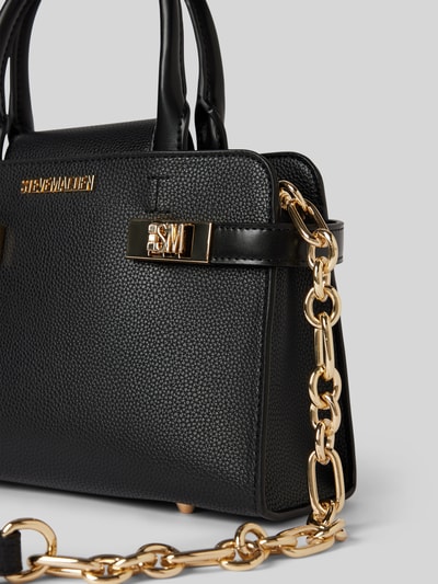 Steve Madden Handtas met labelapplicatie, model 'BLINDEN' Zwart - 3