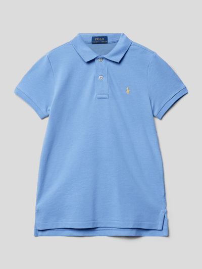 Polo Ralph Lauren Kids Poloshirt mit Label-Stitching Bleu 1