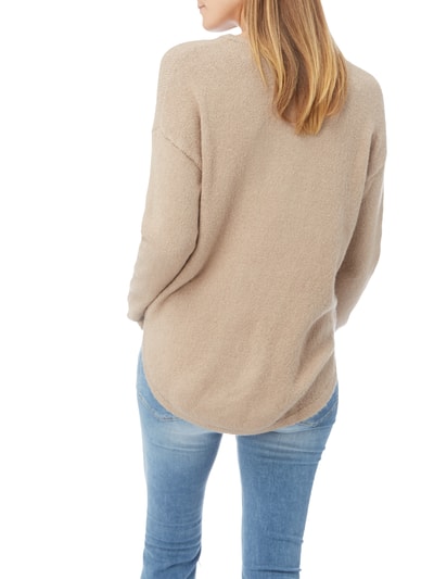 Tom Tailor Pullover mit überschnittenen Schultern Beige Melange 5