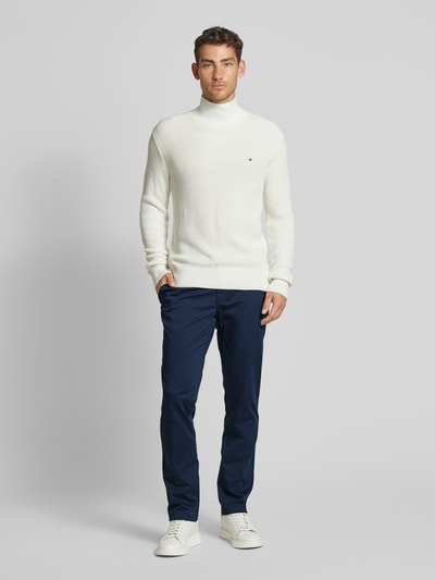 Carl Gross Chino met steekzakken, model 'Tomme' Blauw - 1