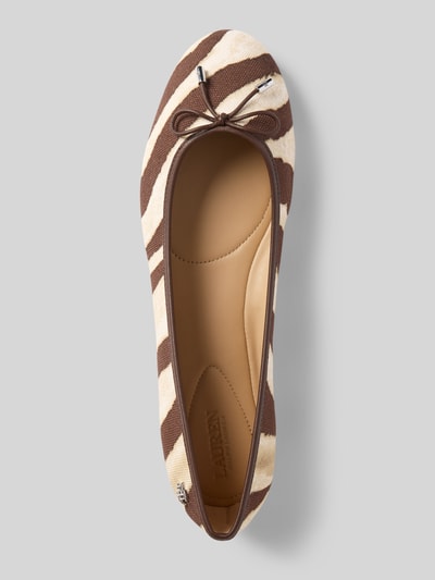 Lauren Ralph Lauren Ballerinas mit Schleifen-Applikation Modell 'JAYNA' Offwhite 3