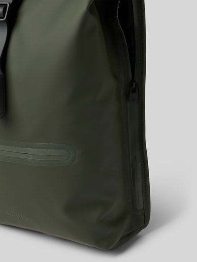 RAINS Rolltop-rugzak met verstelbare schouderbanden Olijfgroen - 3