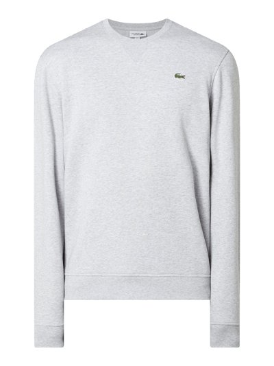 Lacoste Sweatshirt mit Logo Silber Melange 2