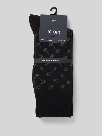 JOOP! Collection Sokken met elastische band in een set van 2 paar Zwart - 3