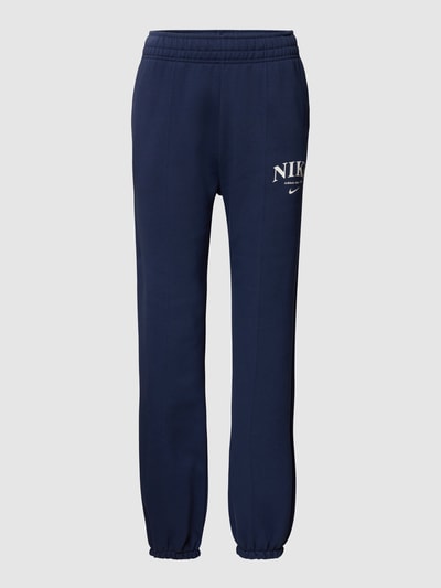 Nike Sweatpants mit Label-Print Dunkelblau 2