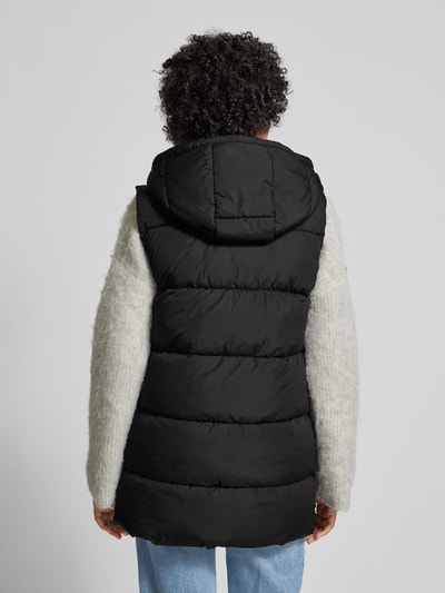 Pieces Bodywarmer met capuchon, model 'BEE' Zwart - 5