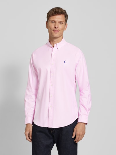 Polo Ralph Lauren Freizeithemd mit Button-Down-Kragen Pink 4