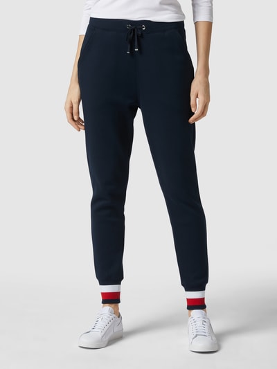 Tommy Hilfiger Trainingsbroek met geborduurd logo Donkerblauw - 4