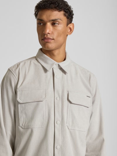 Antony Morato Overhemdjack met drukknoopsluiting Offwhite - 3