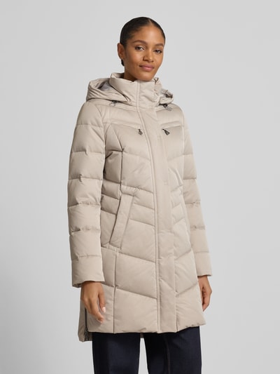 Gil Bret Płaszcz pikowany z kapturem Piaskowy 4