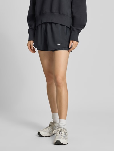 Nike Training Shorts im 2-in-1-Look mit Logo Modell 'One' Black 4