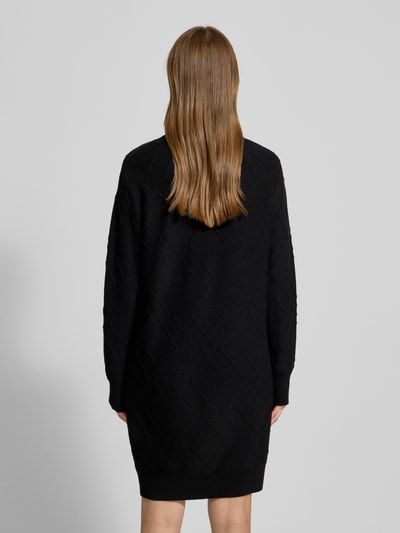 FREE/QUENT Strickkleid aus Viskose-Mix Modell 'Saturn' Black 5