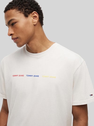 Tommy Jeans relaxed fit T-shirt van puur katoen Wit - 3