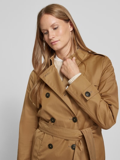 Fuchs Schmitt Trenchcoat mit Bindegürtel Camel 3