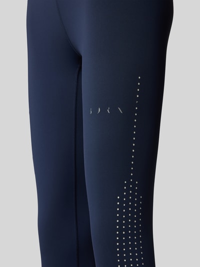 BORN LIVING YOGA Leggings mit elastischem Bund Modell 'Saril' Rauchblau 2