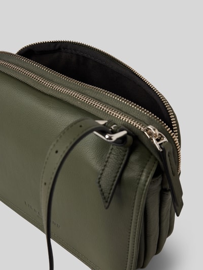 LIEBESKIND BERLIN Handtasche aus reinem Leder mit Label-Detail Oliv 5