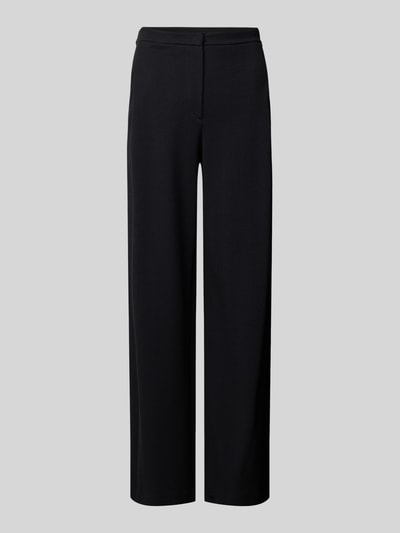 Emporio Armani Wide Leg Anzughose mit Strukturmuster Black 2