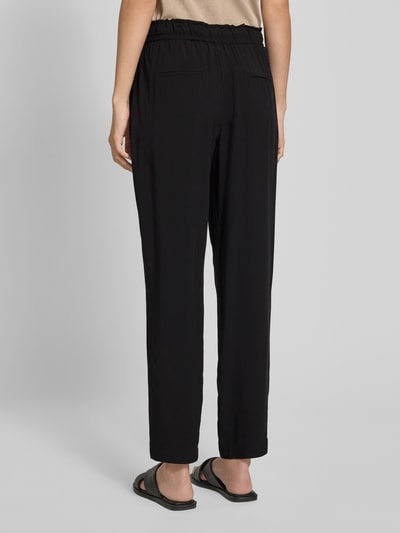 Zero Stoffhose aus Viskose mit elastischem Bund BLACK 5