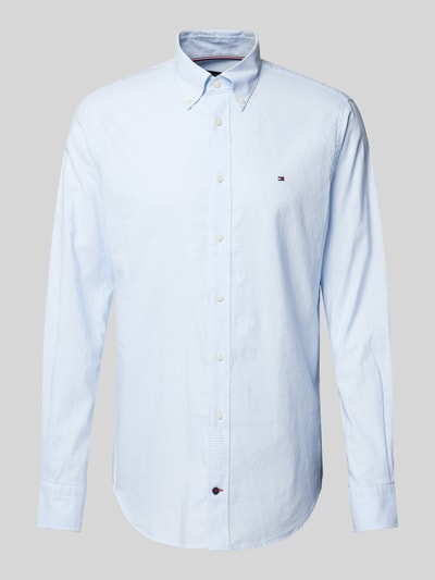 Tommy Hilfiger Slim Fit Business-Hemd mit Button-Down-Kragen Modell 'Henry' Bleu 2