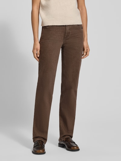Tom Tailor Straight fit jeans van katoenmix Hazelnoot - 4